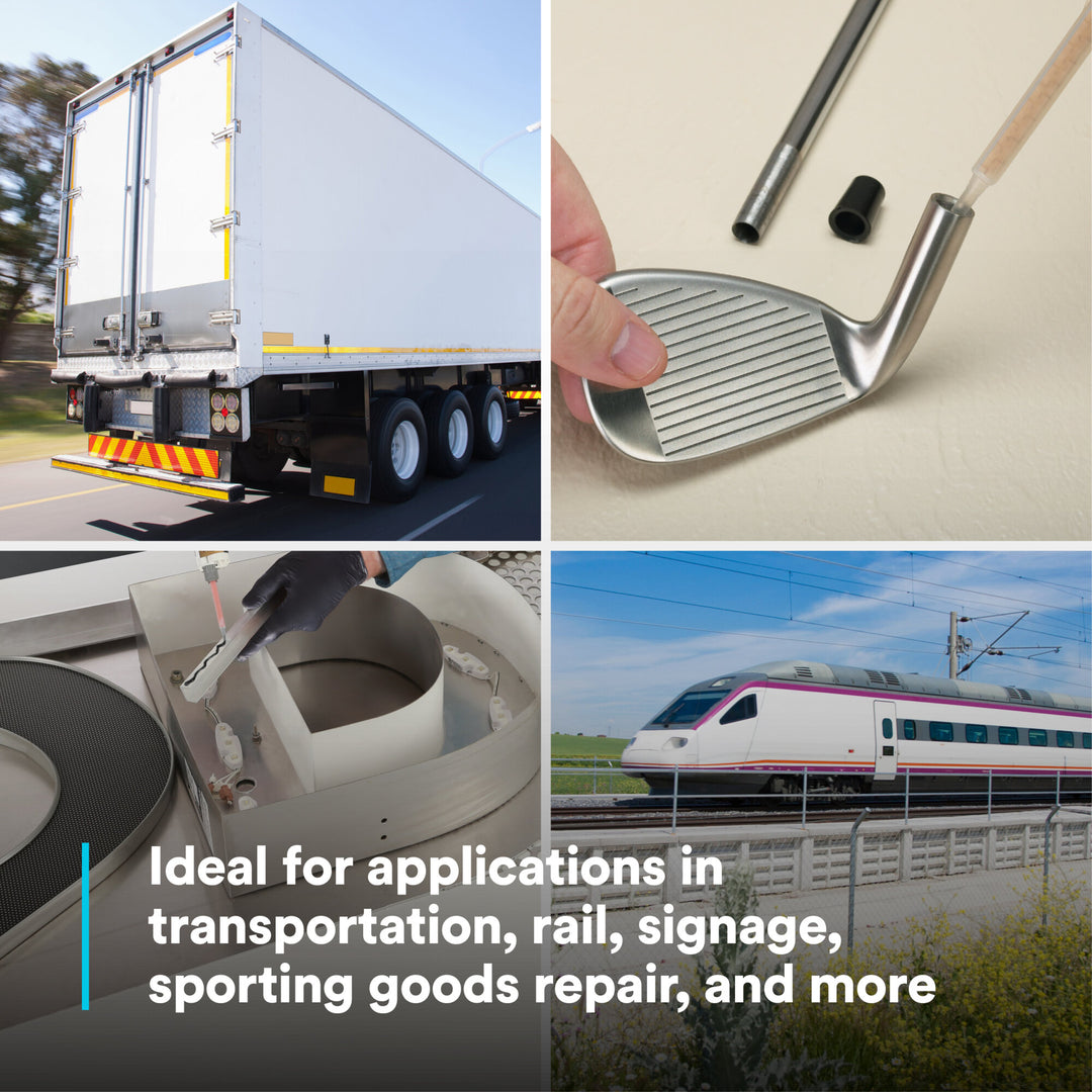 3M Scotch-Weld Low Odor Acrylic Adhesive DP8710NS, Black, 45 mL Duo-Pak