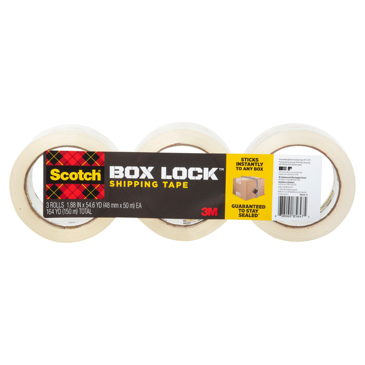 Scotch® Shipping Packaging Tape 3950S-3, 1.88 in x 38.2 yd (48 mm x 35 m)