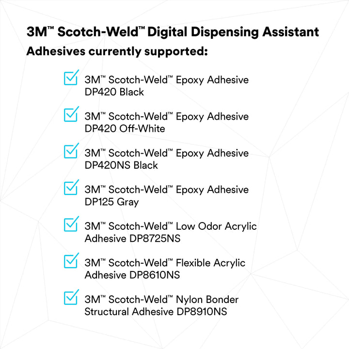 3M Scotch-Weld Low Odor Acrylic Adhesive DP8725NS, Black, 490 mL Duo-Pak