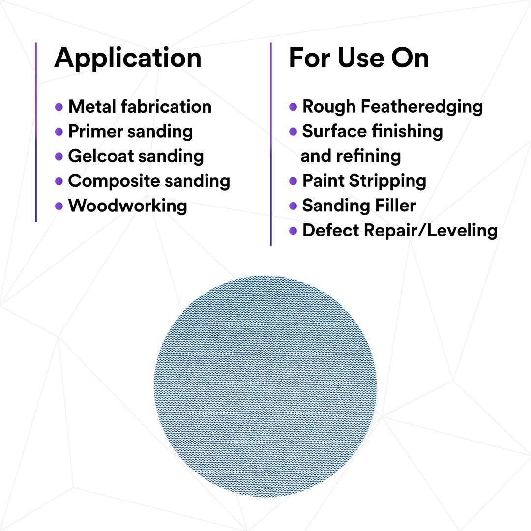 3M Xtract Net Disc 310W, 320+, 5 in x NH, Die 500X, 50/Carton
