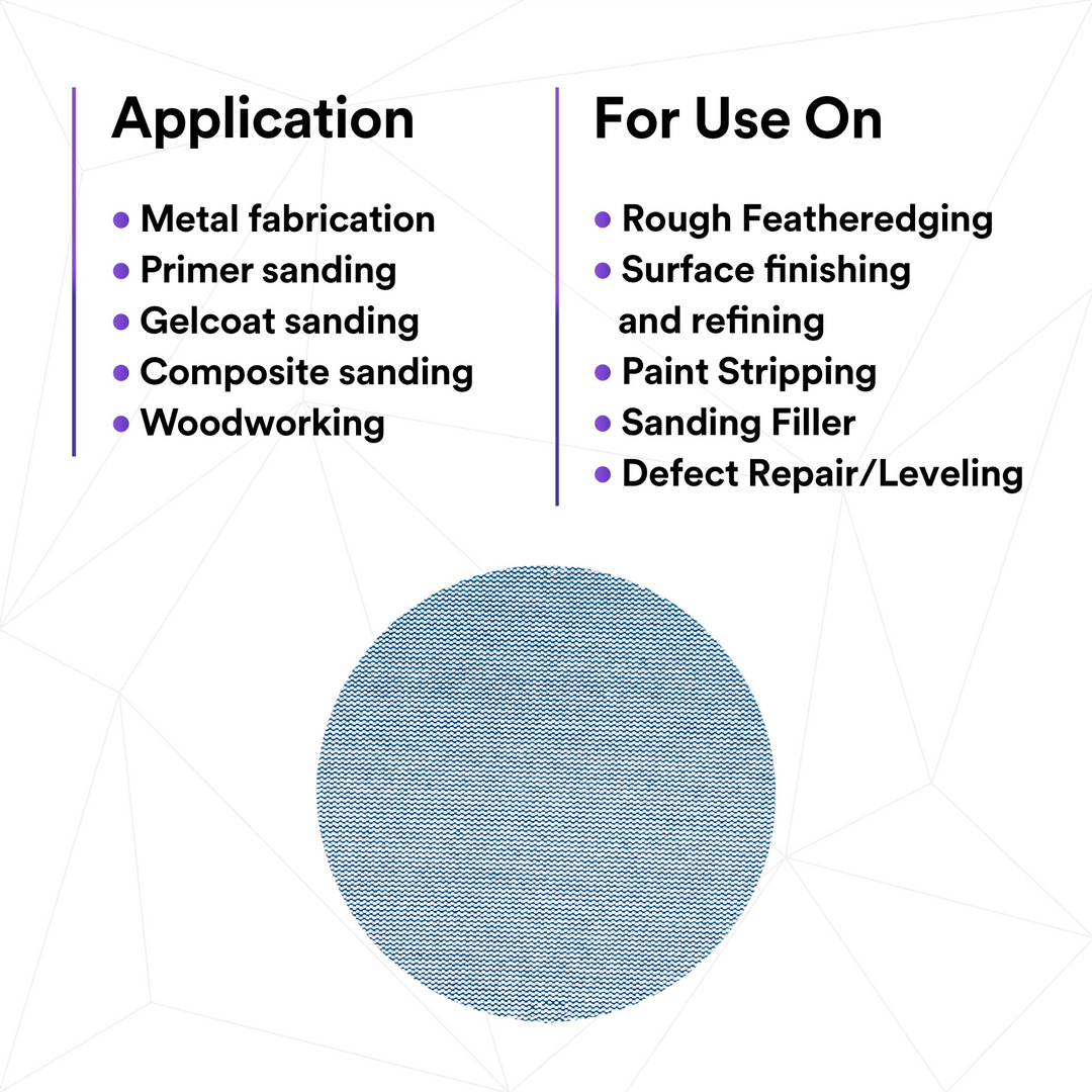 3M Xtract Net Disc 310W, 180+, 5 in x NH, Die 500X, 50/Carton
