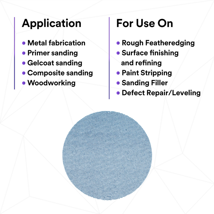 3M Xtract Net Disc 310W, 150+, 5 in x NH, Die 500X, 50/Carton