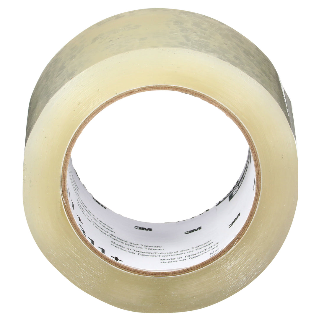 Scotch® High Tack Box Sealing Tape 311+, Clear, 72 mm x 100 m