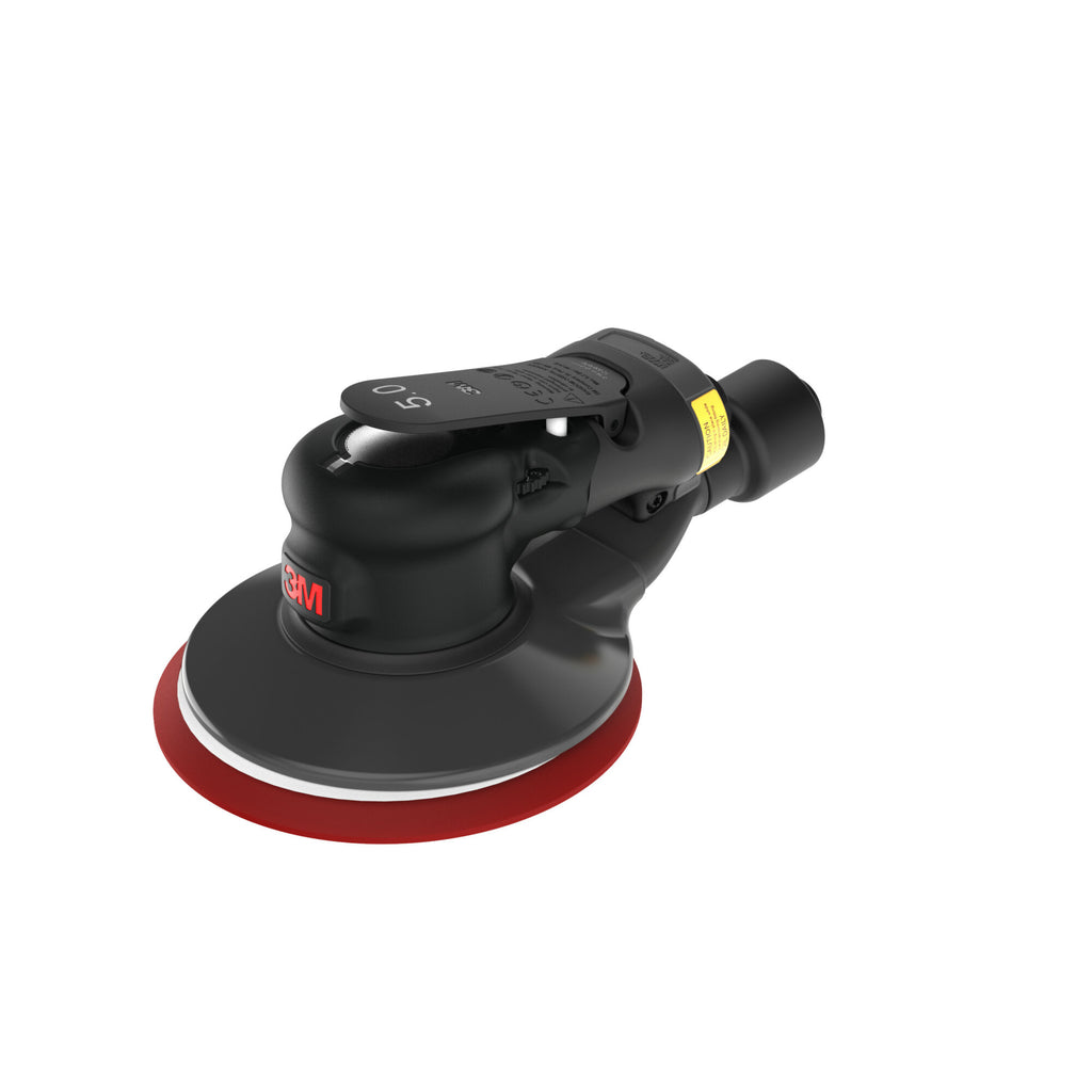 3M Xtract Pneumatic Random Orbital Sander, 88955, 6 in, Central