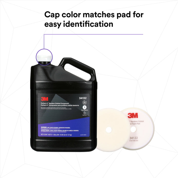 3M Perfect-It Random Orbital Compound 34132, 1 Gallon (9.09 lb)