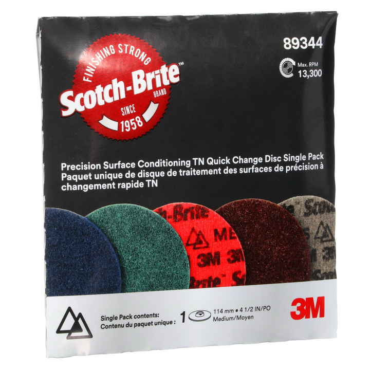 Scotch-Brite Precision Surface Conditioning TN Quick Change Disc, PN-DN, Medium