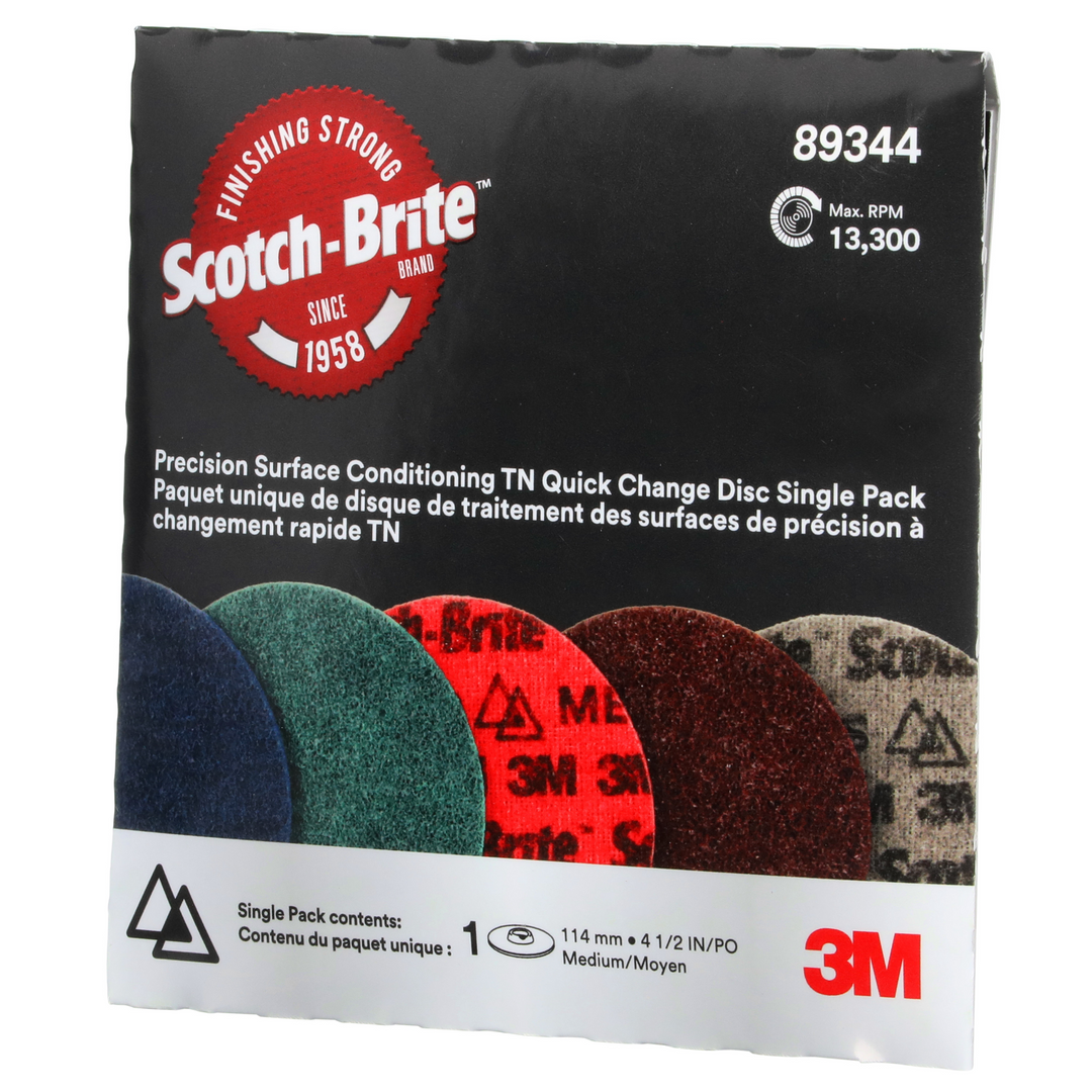 Scotch-Brite Precision Surface Conditioning TN Quick Change Disc, PN-DN, Medium