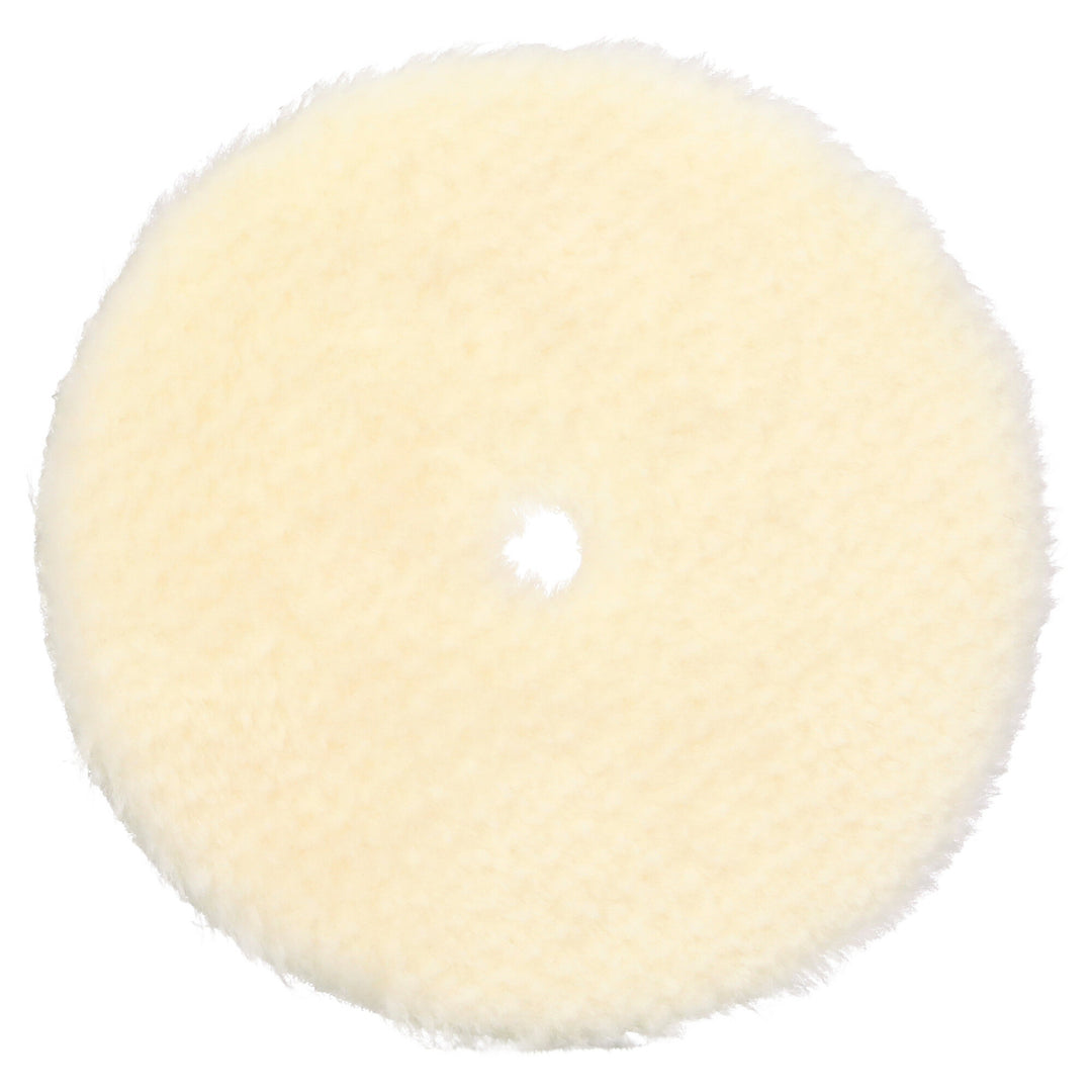 3M Perfect-It Random Orbital Wool Compounding Pad 34124, Coarse,White, 6 in
