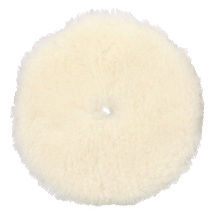 3M Perfect-It Random Orbital Wool Compounding Pad 34121, Medium,White, 5 in