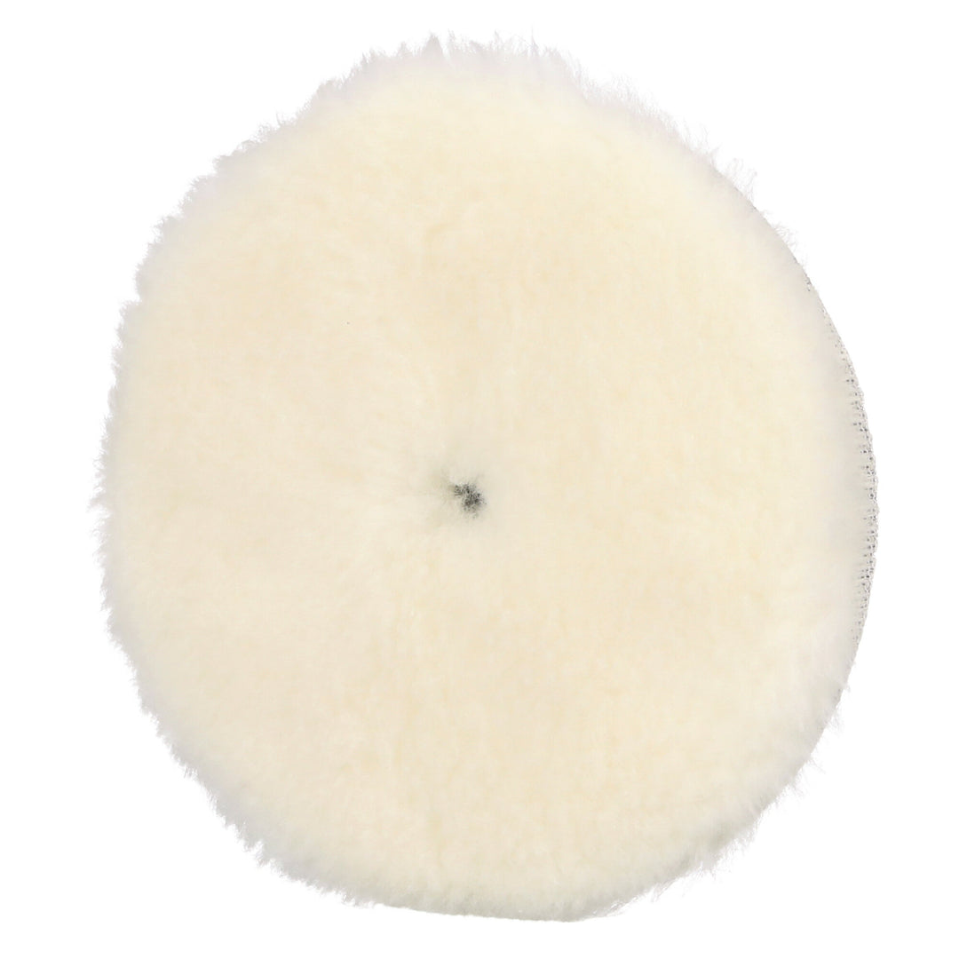 3M Perfect-It Random Orbital Wool Compounding Pad 34121, Medium,White, 5 in