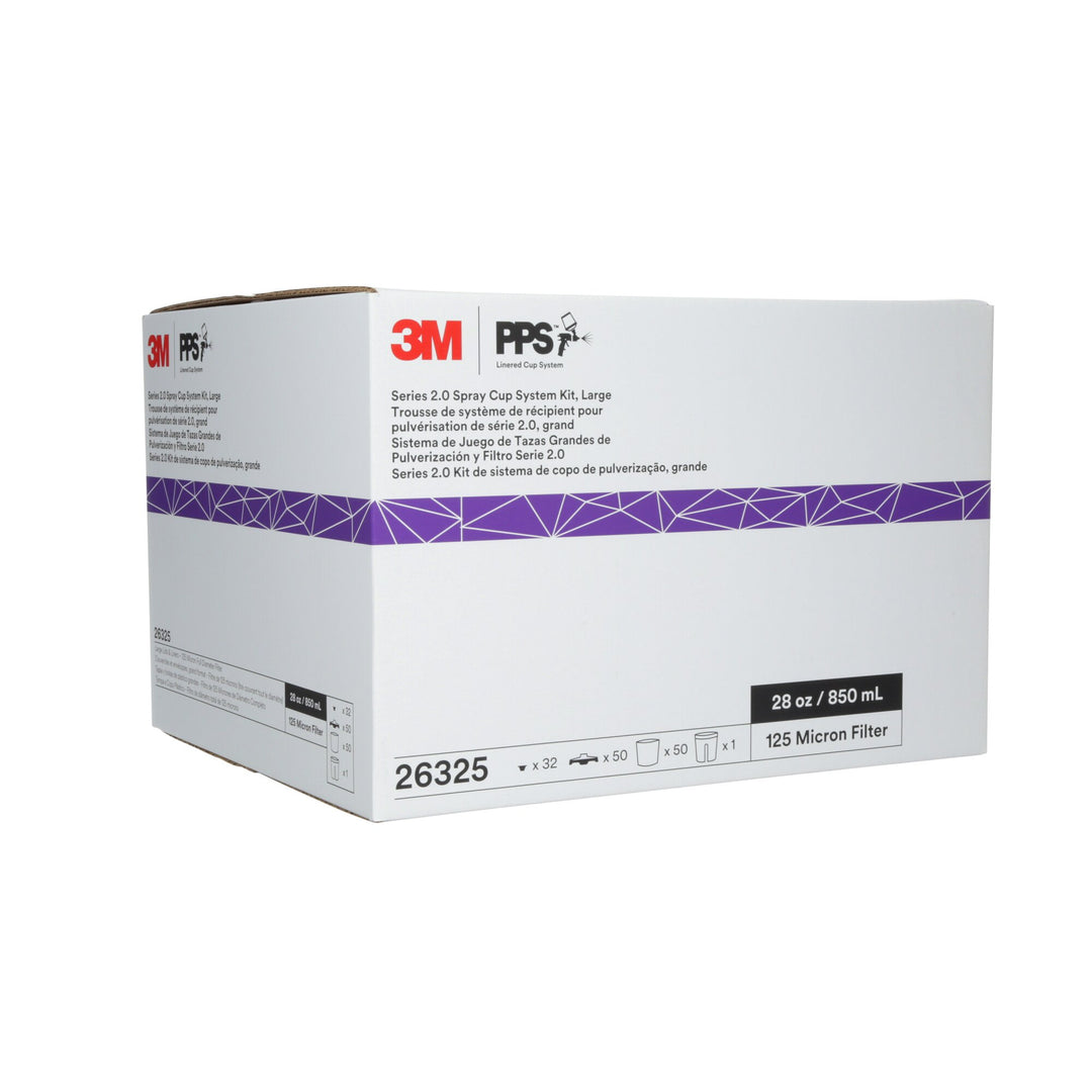 3M PPS Series 2.0 Spray Cup System Kit 26325, Large (28 fl oz, 850mL)