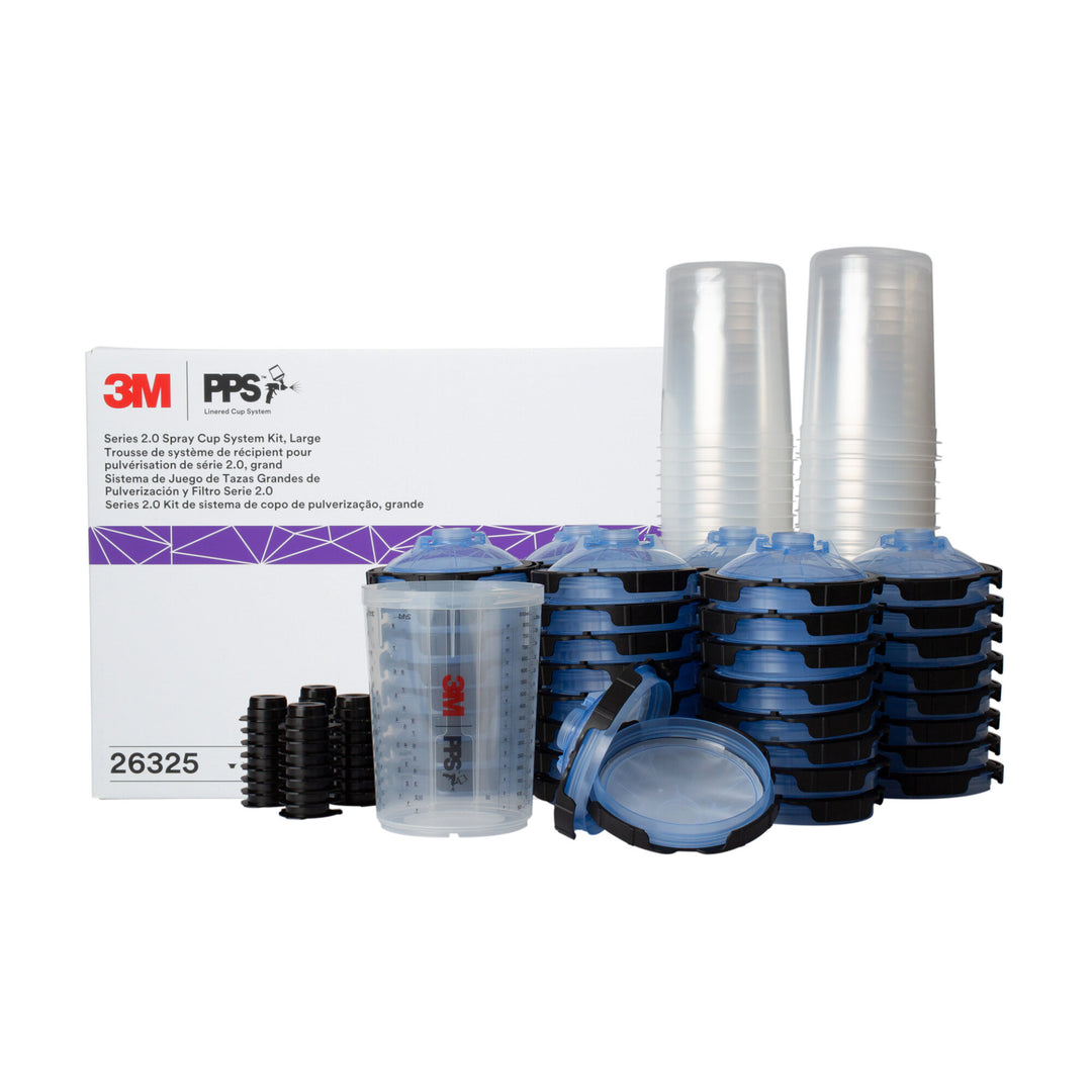 3M PPS Series 2.0 Spray Cup System Kit 26325, Large (28 fl oz, 850mL)