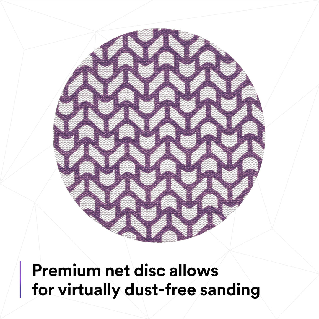 3M Xtract Cubitron II Net Disc 710W, 120+, 5 in x NH, Die 500X,
50/Carton