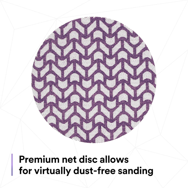 3M Xtract Cubitron II Net Disc 710W, 120+, 5 in x NH, Die 500X,
50/Carton