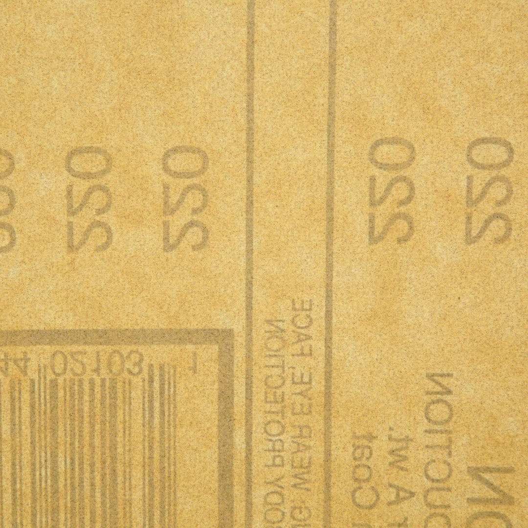 3M Aluminum Oxide Sandpaper 99401NA-M, 9 in x 11 in, 220 grit