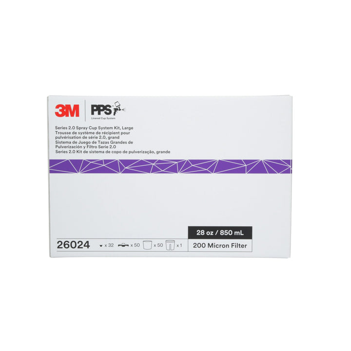 3M PPS Series 2.0 Spray Cup System Kit 26024, Large (28 fl oz, 850 mL)