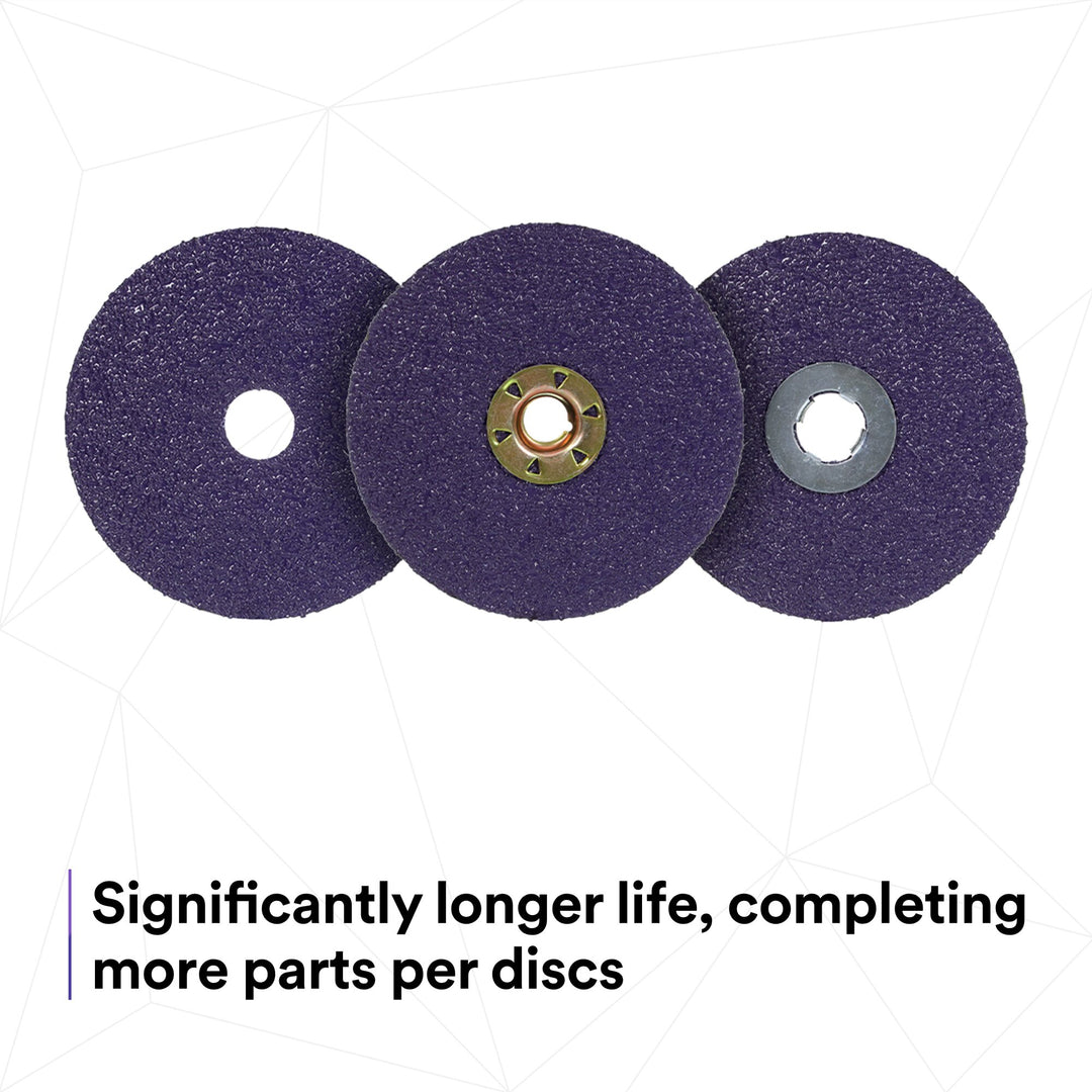 3M Cubitron 3 Fibre Disc 1182C, 36+, TN Quick Change, 7 in, Die 700BB