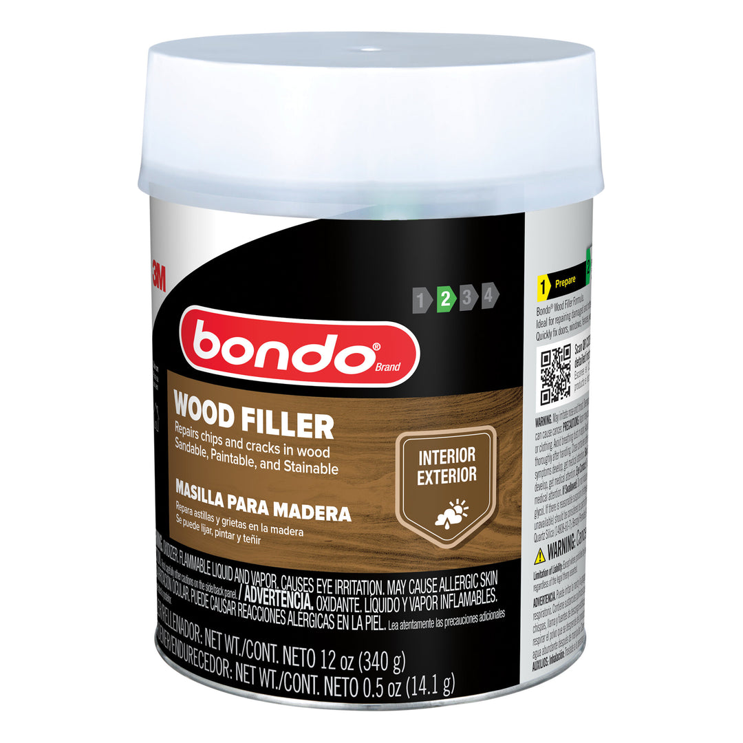 Bondo® Wood Filler WF-PT-ES, 12 oz (340.19 g)