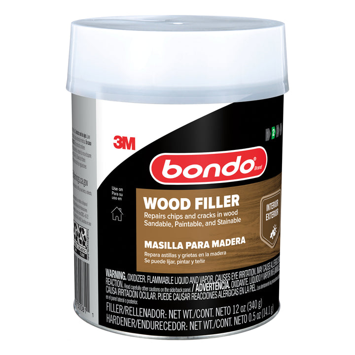 Bondo® Wood Filler WF-PT-ES, 12 oz (340.19 g)