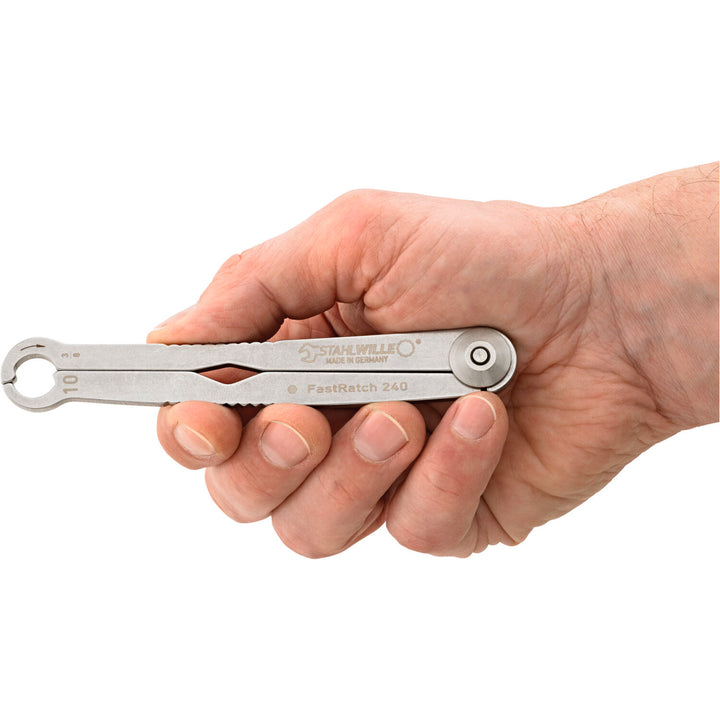 Stahlwille 41101010 240 Ratchet wrench FastRatch, 10mm