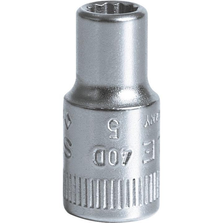 Stahlwille 01030055 40D Bi-Hex 12-pt Socket 5.5 mm x 1/4 Inch Drive