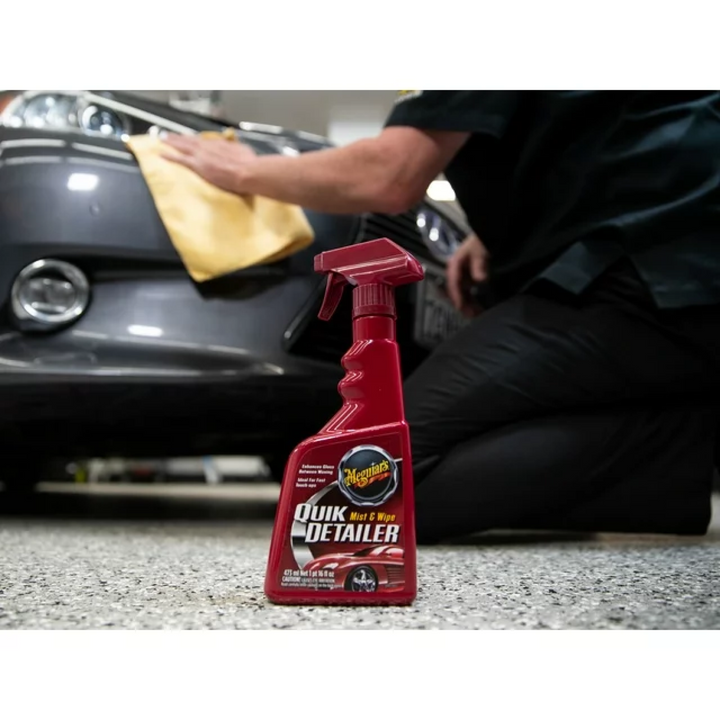 Meguiar's A3316 Quik Detailer Mist & Wipe Spray, 16 oz.