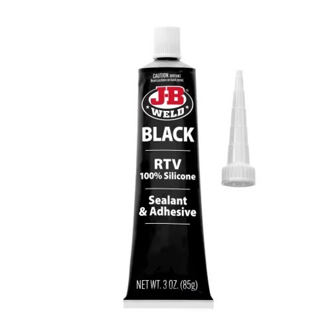 J-B Weld 31319 Black Silicone Sealant & Adhesive, 3 oz.