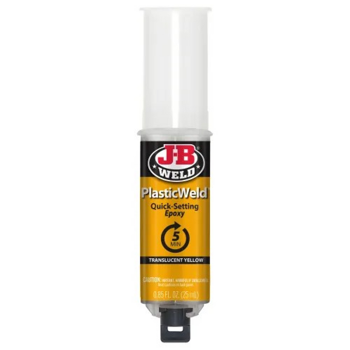 J-B Weld 50132 PlasticWeld Epoxy Syringe, 25 mL