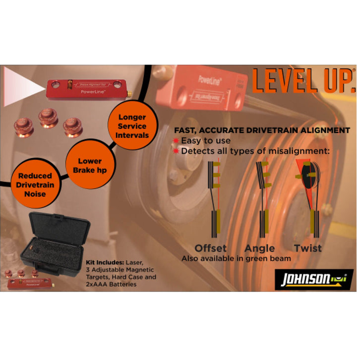 Johnson 40-6200 Magnetic Sheave Alignment Laser