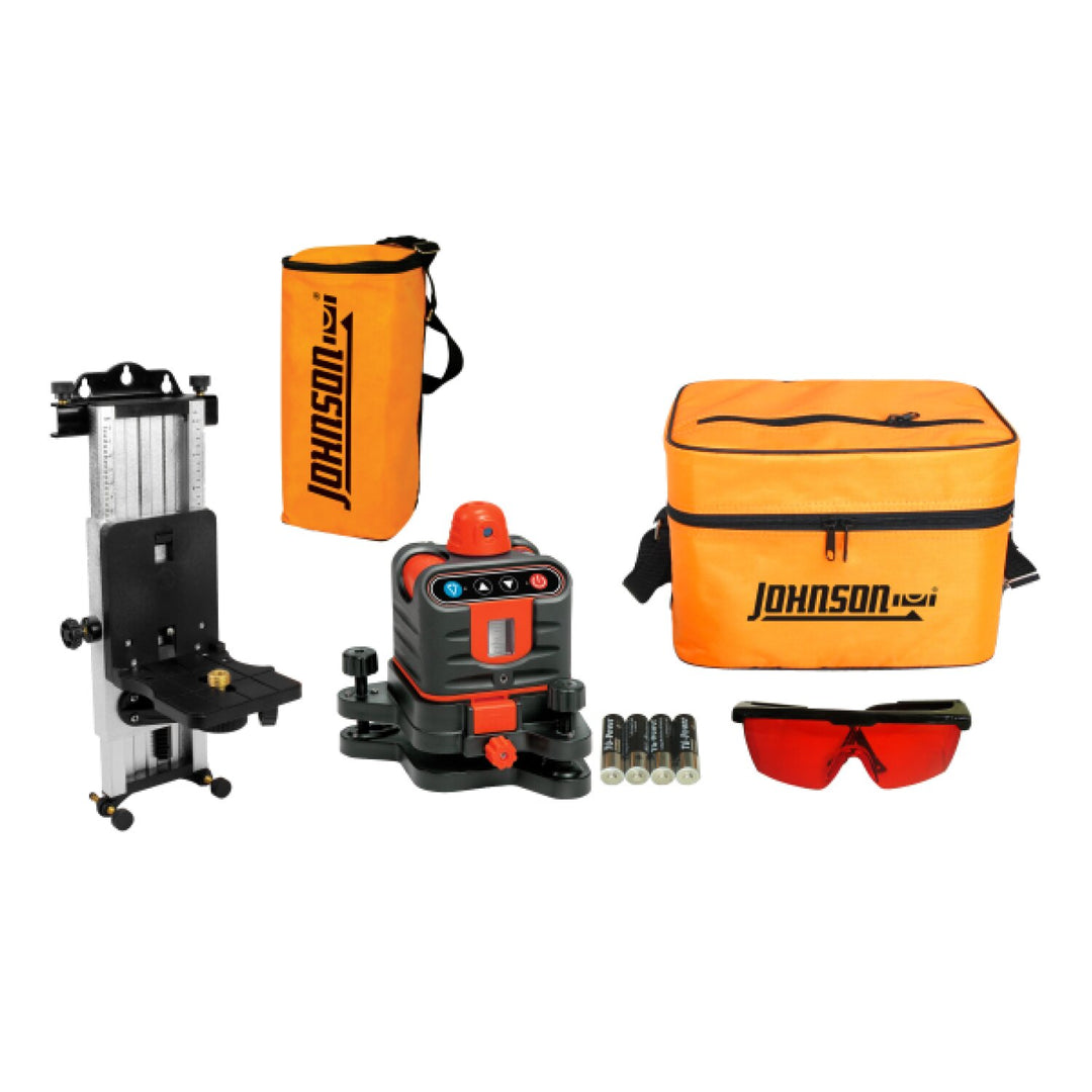 Johnson 40-6507 Manual-Leveling Rotary Laser Level Kit