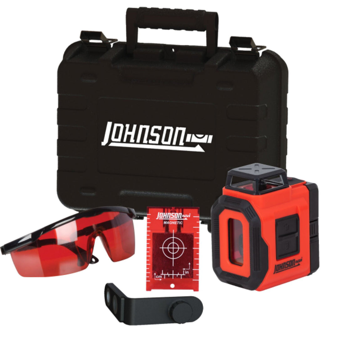 Johnson 40-6611 Self-Leveling 360° Laser w/Plumb Line Kit