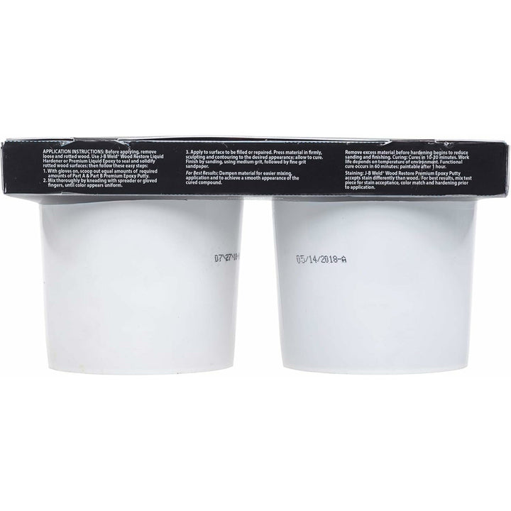 J-B Weld 40007 Wood Restore Premium Epoxy Putty, 64 oz.