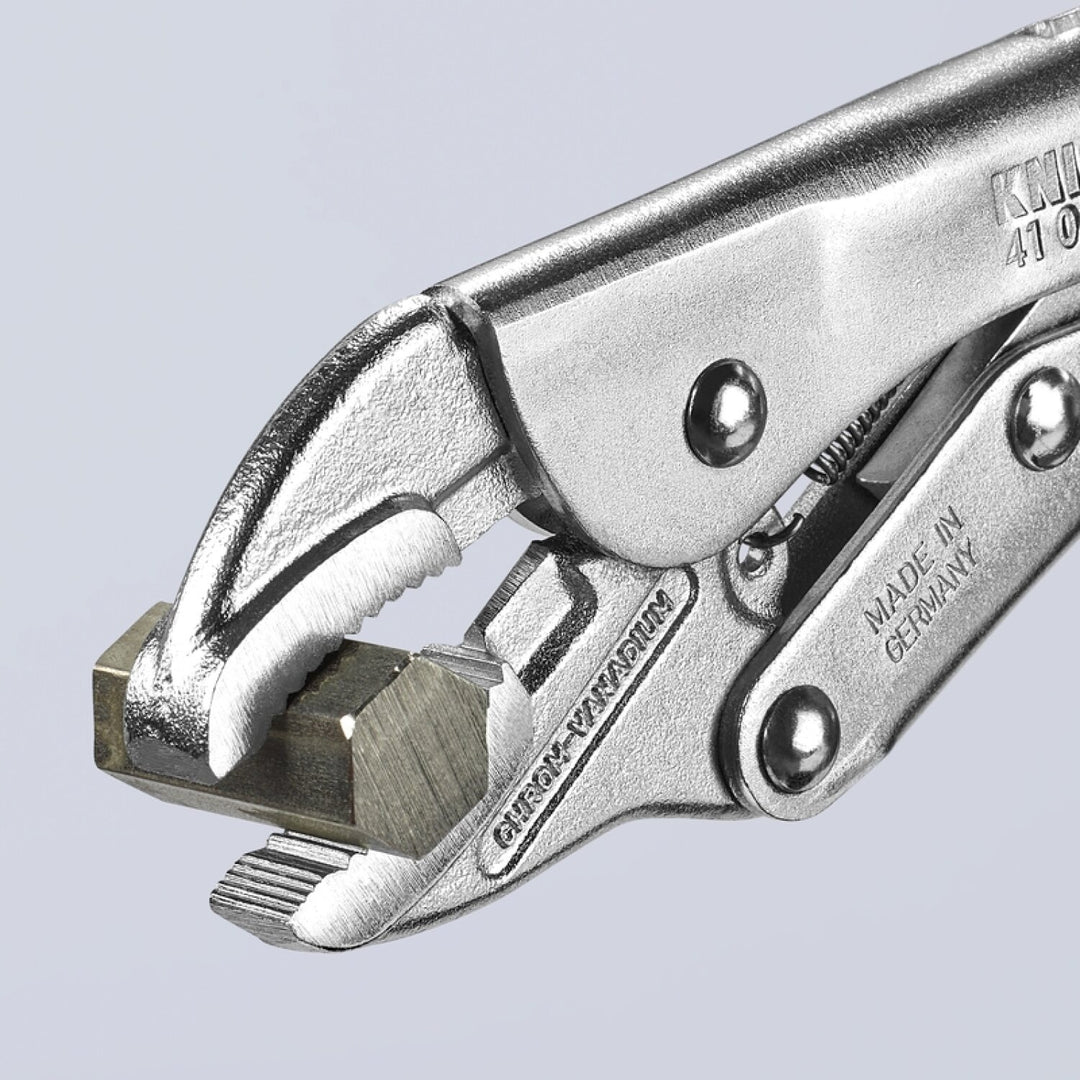 Knipex 41 04 180 SBA 7 1/4" Grip Pliers-Round Jaws