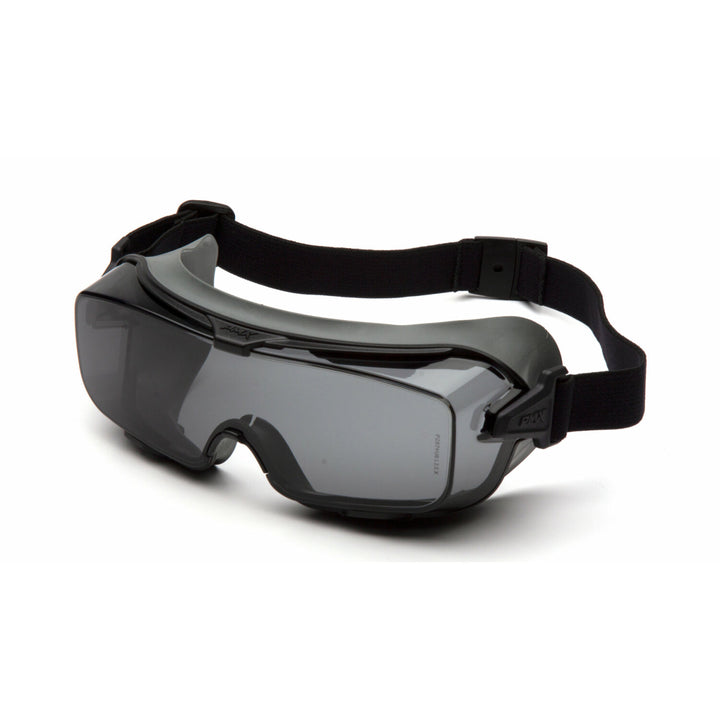 Pyramex GG9920TM Cappture Pro Goggle - Gray H2MAX Anti-Fog Lens with Rubber Gasket