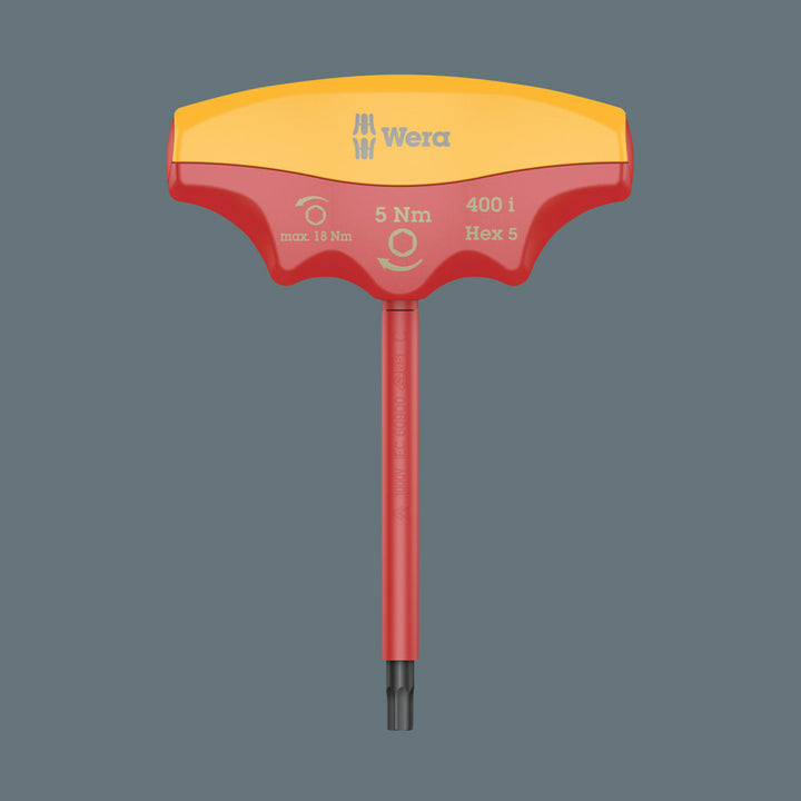 Wera 400 i VDE Hex Insulated torque-indicator, 4 x 5.0 Nm