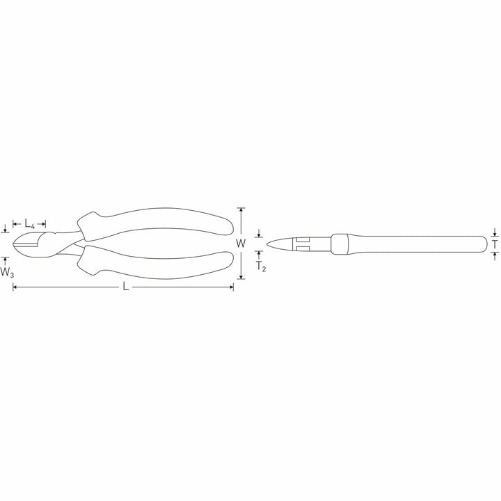 Stahlwille 67204140 VDE side cutters
