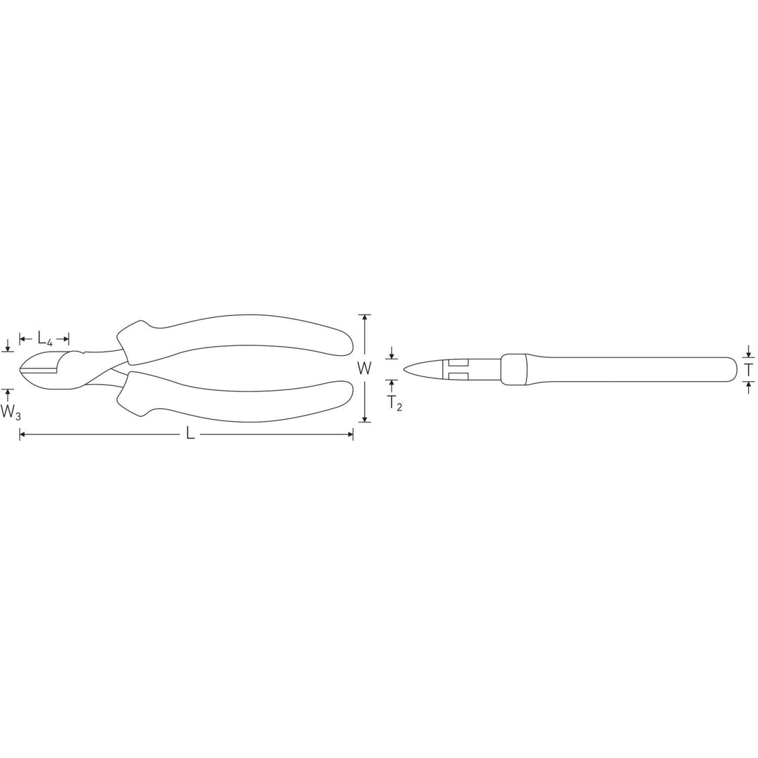 Stahlwille 67204160 VDE side cutters