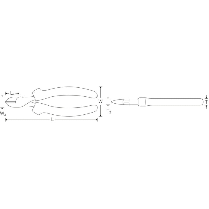 Stahlwille 67204160 VDE side cutters