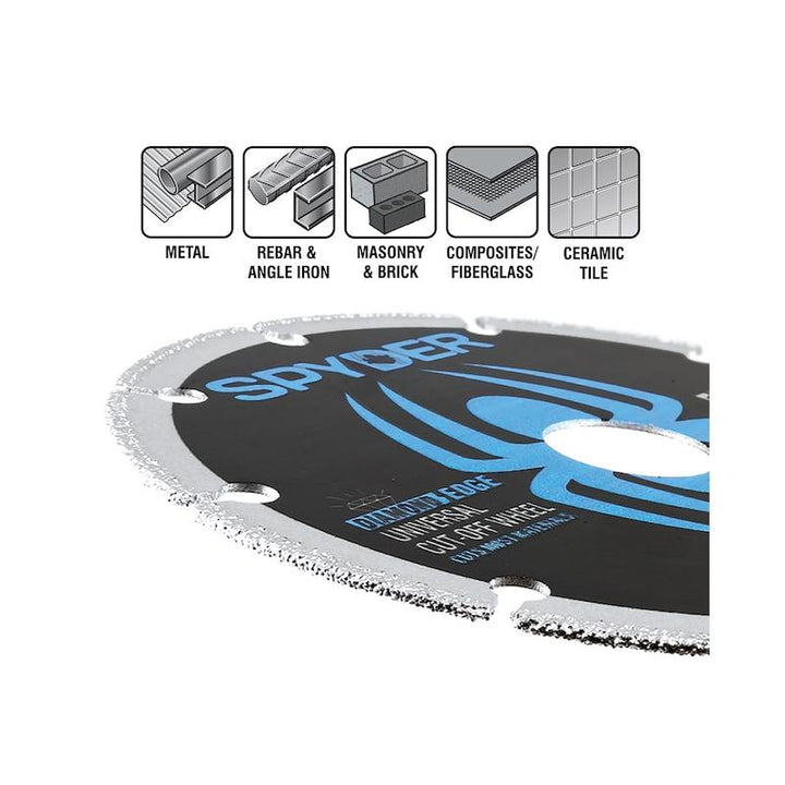 Spyder 14001 Diamond Cut-Off Wheel 4-1/2" - 100X Longer