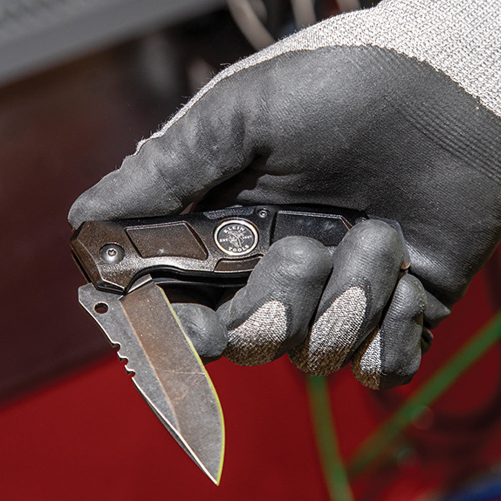 Klein Tools 44228R Electrician's Bearing-Assisted Open Pocket Knife