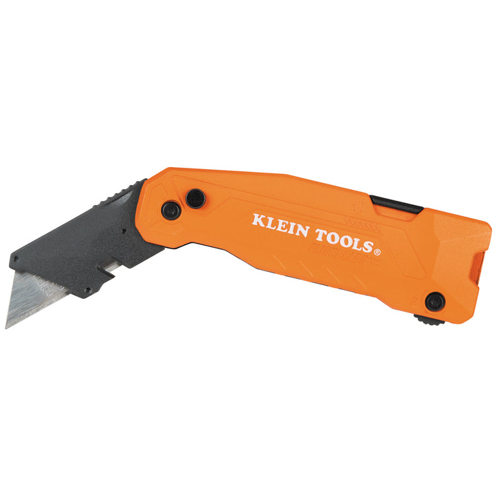 Klein Tools 44306 FLICKBLADE 2-in-1 Utility Knife & Scraper with Blade Storage