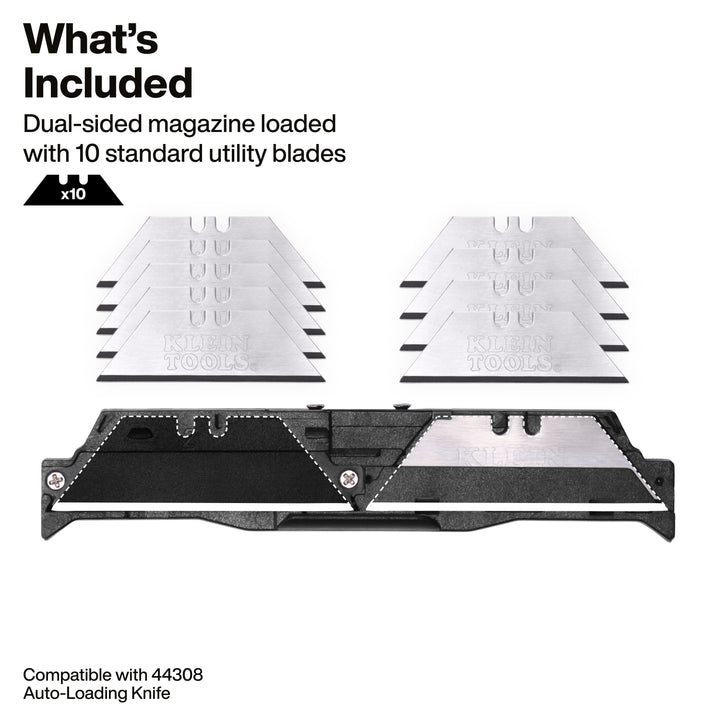 Klein Tools 44308BL Dual-Sided Blade Magazine