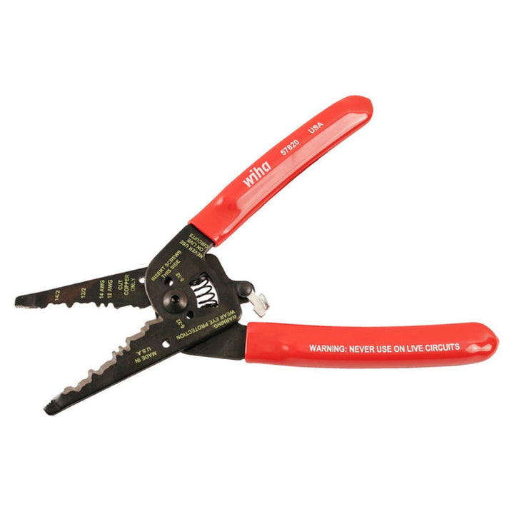 Wiha Tools 57820 Wire Strippers Dual NM-B Cable - 7.75"