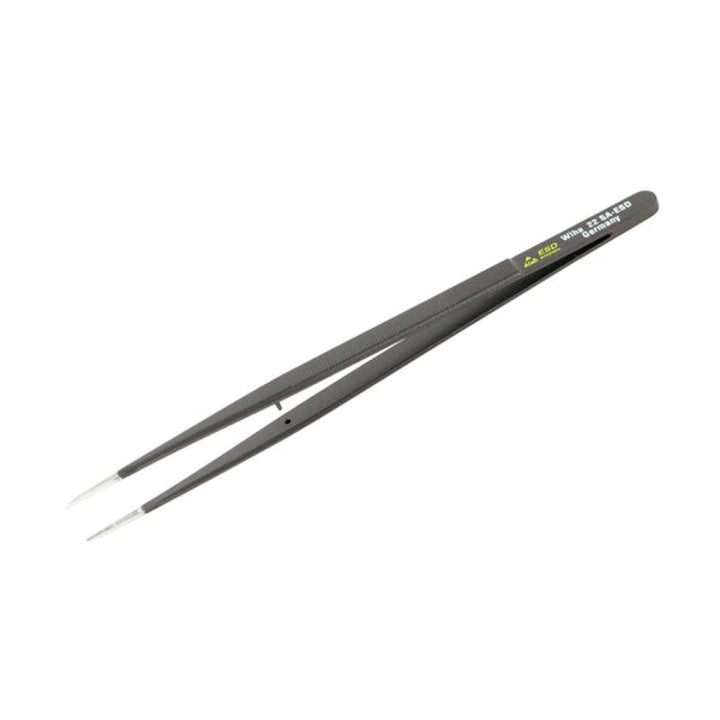 Wiha Tools 44518 ESD Safe Tweezers 22 SA - 150mm