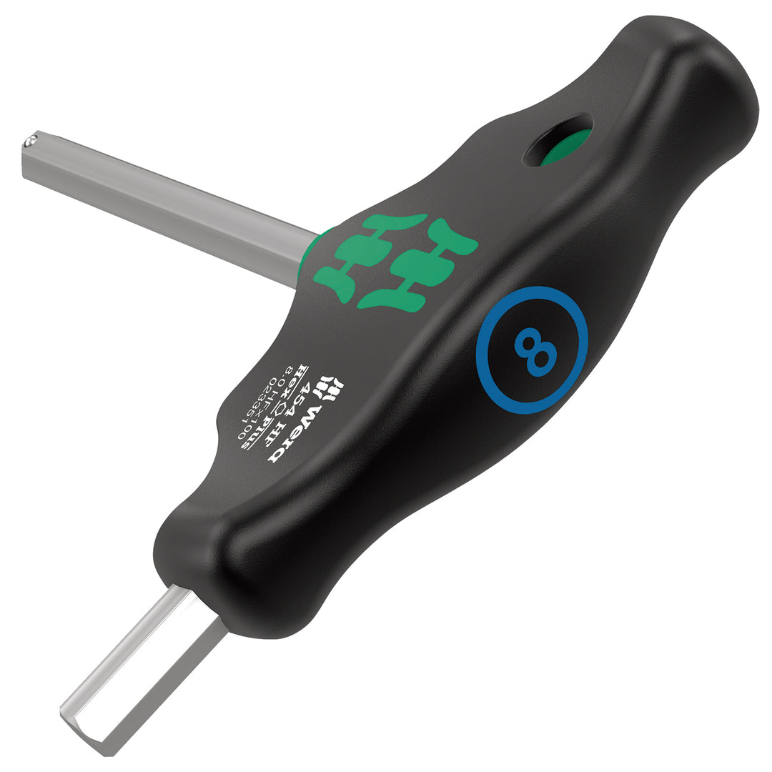 Wera 454 HF T-handle hexagon screwdriver Hex-Plus with holding function, 6 x 150 mm