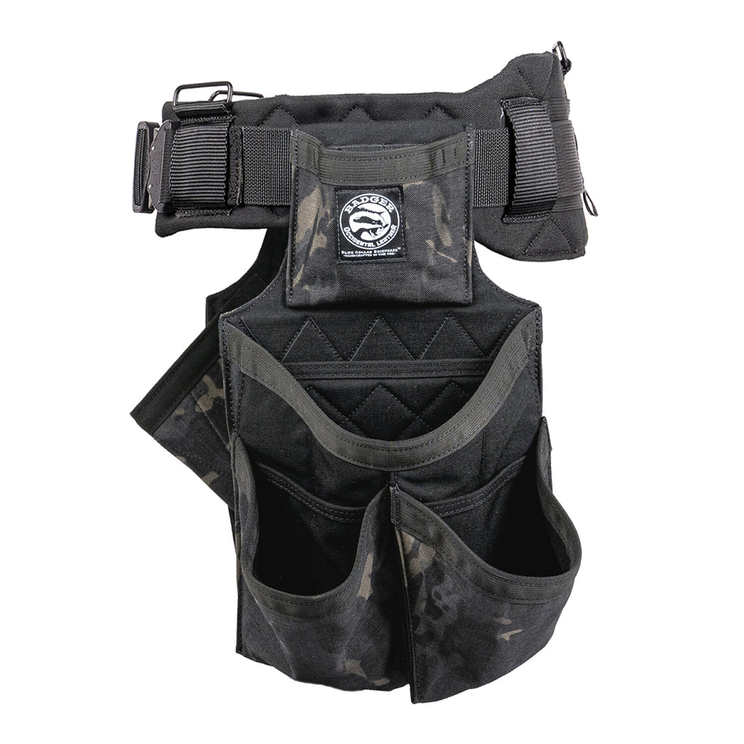 Badger 461061 LG Side-by-Side Carpenter Black Camo Belt - Large
