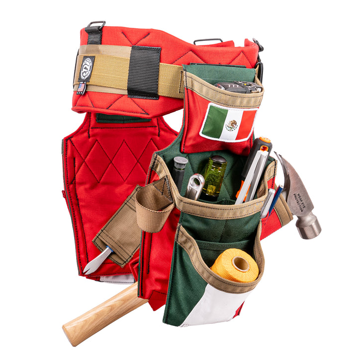 Badger 461172 Carpenter Standard Tool Belt - Mexico Flag