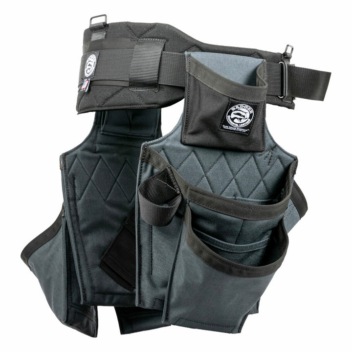 Badger 463210 LG Side-by-Side Framer Gunmetal Belt - Large