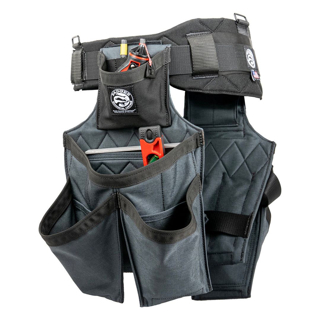 Badger 463210 XXL Side-by-Side Framer Gunmetal Belt - XX-Large