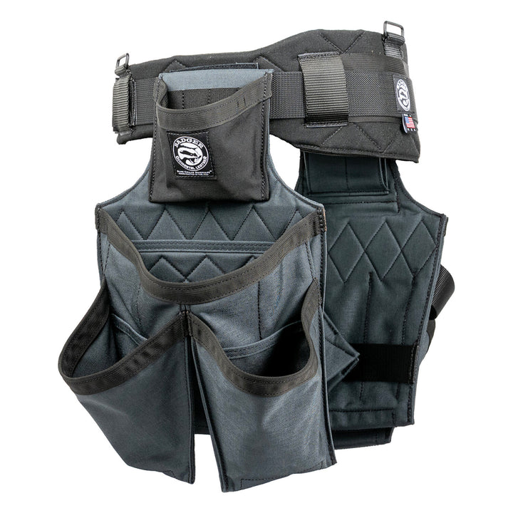 Badger 463210 M Side-by-Side Framer Gunmetal Belt - Medium